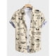 thumbnail image 5 of Camisa hawaiana con estampado de ovni y cohete para hombres y mujeres, blusa con estampado 3D de abstracción artística, camisas hawaianas holgadas de manga corta con solapa para niños, 5 of 5