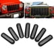 thumbnail image 5 of Parrilla Delantera Jadeshay 7 Piezas ABS Negro para Jeep Wrangler 2007-2018, 5 of 8