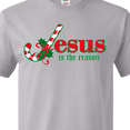 thumbnail image 3 of Inktastic Candy Cane Jesus T-Shirt, 3 of 4