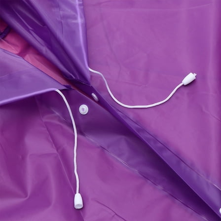 OFFIGAM 1Pcs Waterproof Rain Ponchos for Adults Purple EVA 150x45cm