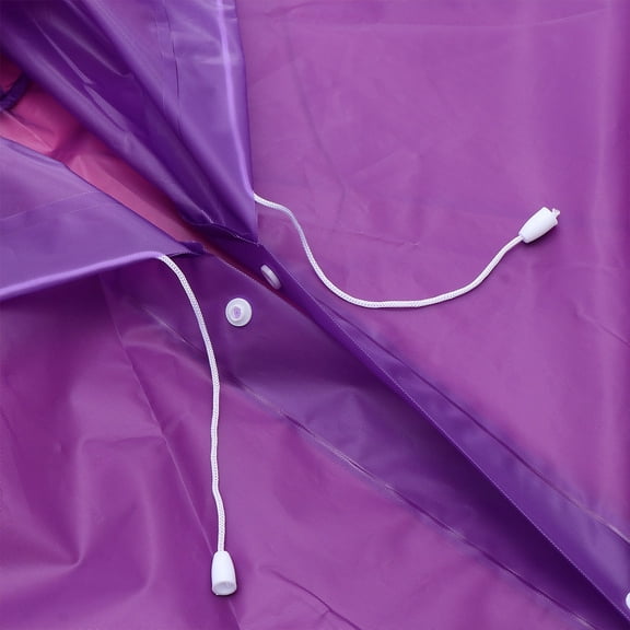 OFFIGAM 1Pcs Waterproof Rain Ponchos for Adults Purple EVA 150x45cm