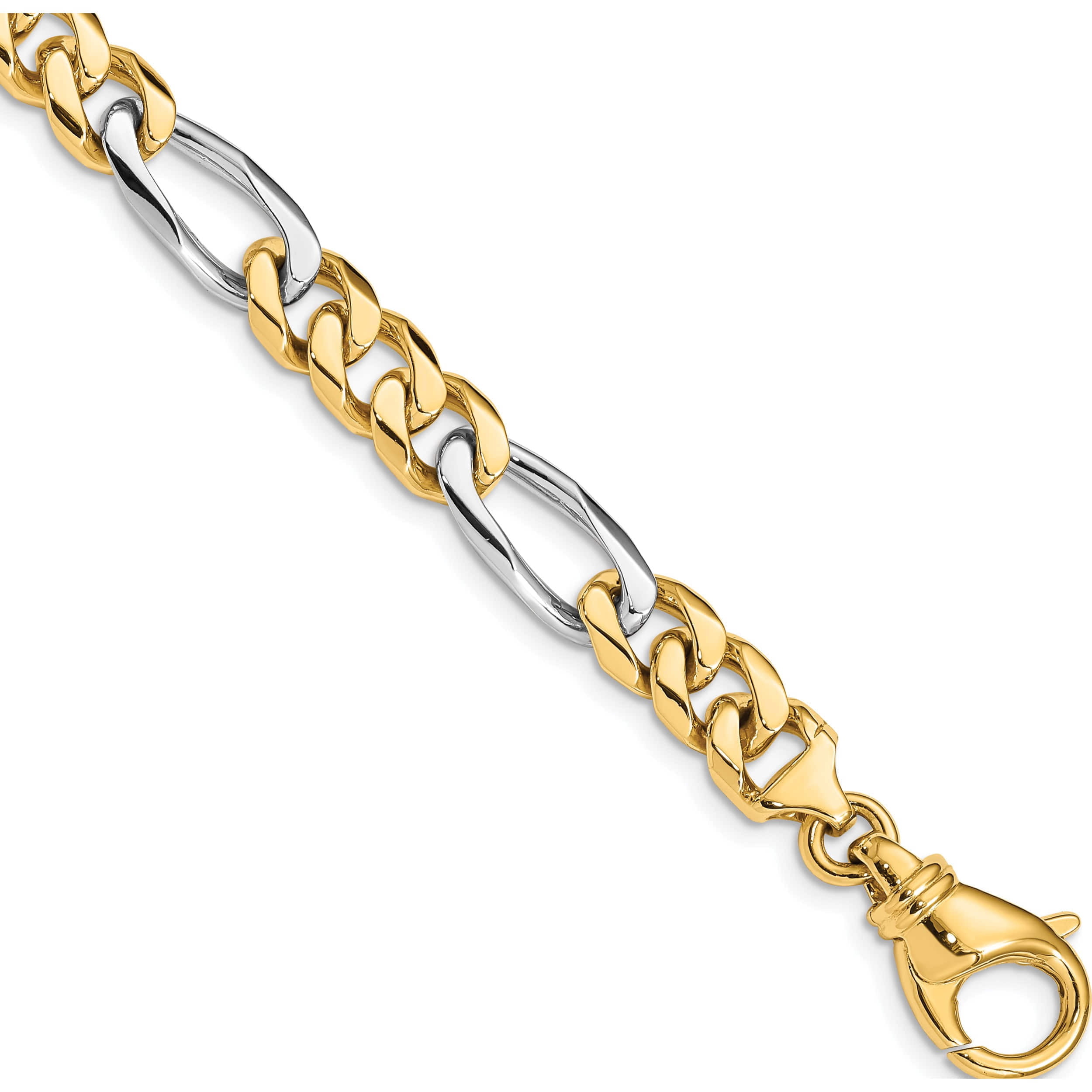 Dior - Dior Italic Chain Link Necklace Silver-finish Brass and White Crystals - Men