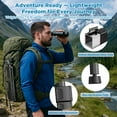thumbnail image 4 of QUNSE 52" Aluminum Camera Tripod, Lightweight Travel Tripod for Camera & Phone with 360° Pan/180° Tilt Fluid Head, 4-Section Quick Release Stand with Universal 1/4" Screw, 4 of 9