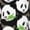 White, variant on Panda Bear Print Pajama Pants for Men,Men’s Pajama Bottoms,Mens PJ Pants with Pockets & Button Fly-3X-Large