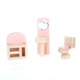 thumbnail image 3 of La Diversión De Muebles De De Muñeca 5pcs Finge El Rosa claro CUTICAT Sala de casa de muñecas Minaiture, 3 of 8