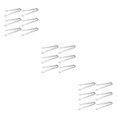 thumbnail image 3 of Advancent 6x Pinzas plateadas para hielo de acero inoxidable sin olor - Lavavajillas Limpiar Fácil de guardar Clip de cocina Ahorre tiempo y Type1 NO1, 3 of 6
