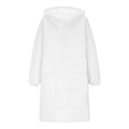thumbnail image 5 of Long Sherpa Jackets for Women 2026 Thermal Fleece Lined Winter Coats Oversized Zip-up Soft Warm Bed Blanket, 5 of 6