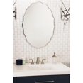 thumbnail image 1 of Decor Wonderland SSM1058OV 31 x 23 Pouces Miroir Mural Sans Cadre avec Bord Gravé avec Deux Supports de Montage, 1 of 1