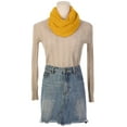 thumbnail image 3 of INSPIRAR CHIC Bufanda de Chiffon Sólido para Mujeres Ligera Suave Sheer Larga Envoltura para la Cabeza Chal Bufandas Amarillo Naranja 68.9x27.6 pulgadas, 3 of 7