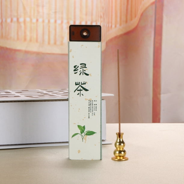 Xiao Hua Incienso de sándalo, varillas de incienso, fragancia natural de varillas de incienso para el hogar, sabor a té verde