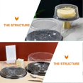 thumbnail image 3 of 10pcs Clear Cake Carrier Round Cake Box Baking Packing Box Birthday Cake Box, 3 of 3