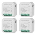 thumbnail image 2 of Mistaha 4PCS Tuya MINI DIY One Way Smart Switch Small Body APP Remote Control WiFi Switch Timer Light Switch Compatible With Home/Nest &, 2 of 8