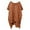 Brown, variant on Women's Oversized V-Neck Knit Sweater - Side Opening Design Drop Shoulder Long Sleeve Solid Color Comfort Pullover Top For St Patricks Day Outfits,Size:L