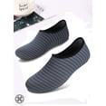 thumbnail image 3 of Luxtrada Womens and Mens Water Shoes Quick-Dry Aqua Strip Socks Barefoot Beach Socks for Outdoor Beach Swim Surf Yoga Exercise "Gray, M", 3 of 8