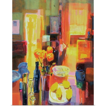 Great BIG Canvas | Rolled Martin Decent Poster Print entitled Morning in Paris, 2000