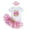 Pink, variant on YunPes 3Pcs Toddler Girl Easter Sets Cute Cartoon Short Sleeve Round Neck Romper   Bowknot Princess Tutu Skirt   Bow Headband Sets