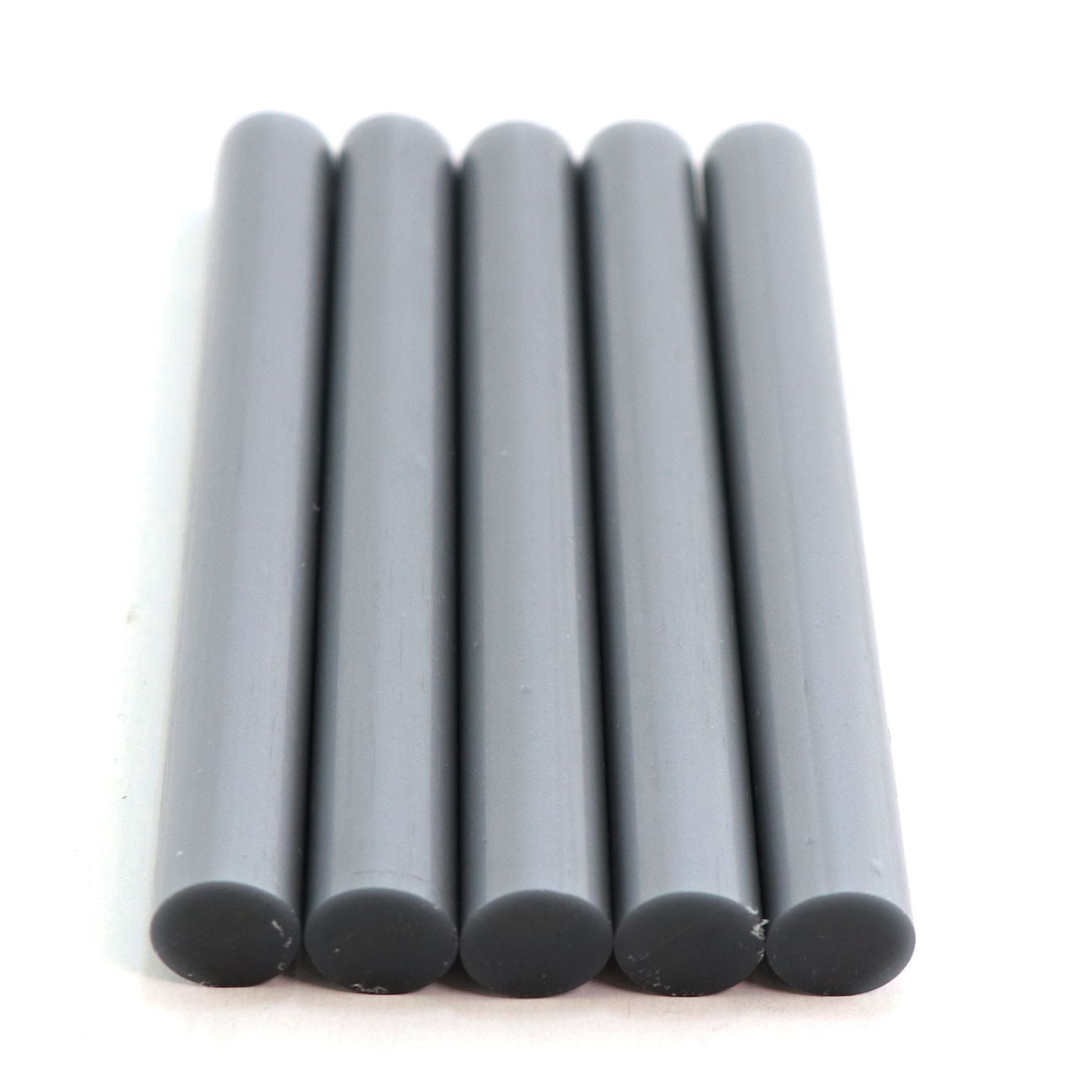 725R54CSILVER Full Size 4" Silver Color Hot Glue Stick - 5 lb Box