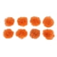 thumbnail image 3 of 8Pcs Ball DIY Pompones De Piel Sintética Suave Para Sombrero Llavero Zapatos naranja Zulema Pompones de piel sintética, 3 of 8