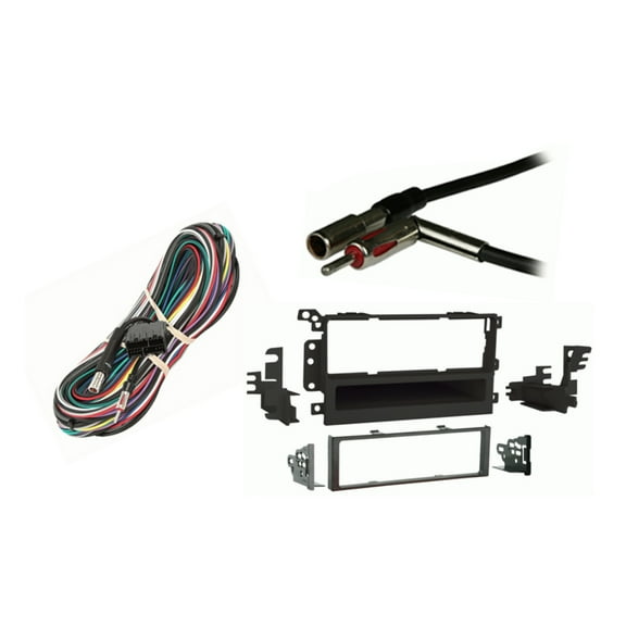 Fits Cadillac Brougham 1990-1992 Single DIN Car Harness Radio Install Dash Kit