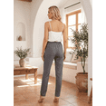 thumbnail image 3 of Pantalón Mujer Corte Recto Entallado | Tiro Medio con Pretina y Botón, 3 of 5