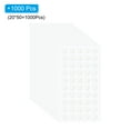 thumbnail image 3 of Uxcell 0.2" Double Sided Adhesive Dots, 1000 Pack Clear Sticky Tack Round Mounting Putty Removable Adhesive Putty, 3 of 6
