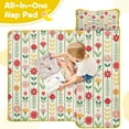 thumbnail image 4 of Pioneer Flower Floral Print Pattern Toddler Nap Mats for Kids Preschool,Sleeping Mat Bag or Kids,Toddler Sleeping Bag,Toddler Nap Mat or Daycare, 4 of 6