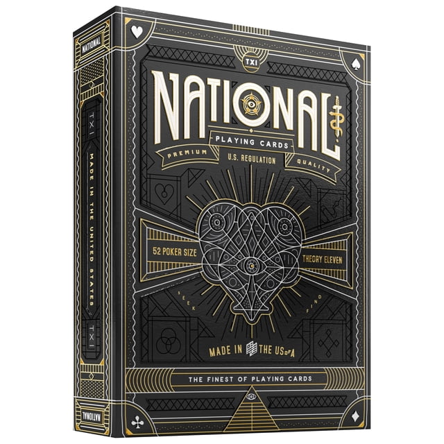 Baraja Playing Cards Theory11 National Premium Gold Foil