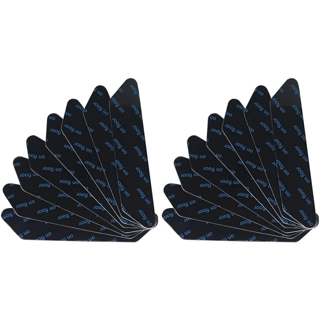 Pinces à Tapis, 16 Pcs Pinces à Tapis Antidérapantes, Auto-Adhésives Lavables Réutilisables