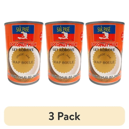 (3 pack) Sak Pase Coconut Milk, 13.5 oz