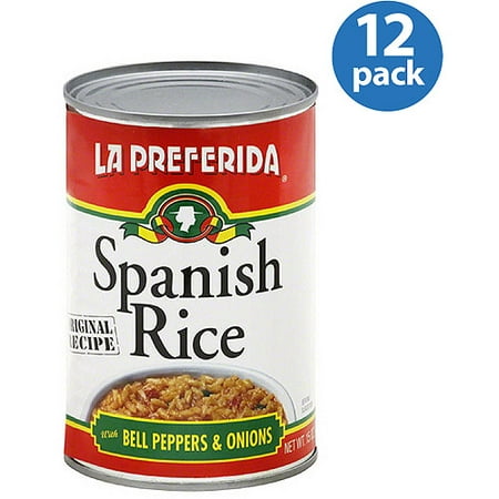 La Preferida Spanish Rice with Bell Peppers & Onions, 15 oz (Pack of (Best Way To Make Spanish Rice)