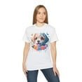 thumbnail image 3 of Animal Shirt, Tee Shirt with Animals, Floral Dog T-Shirt, 3 of 7