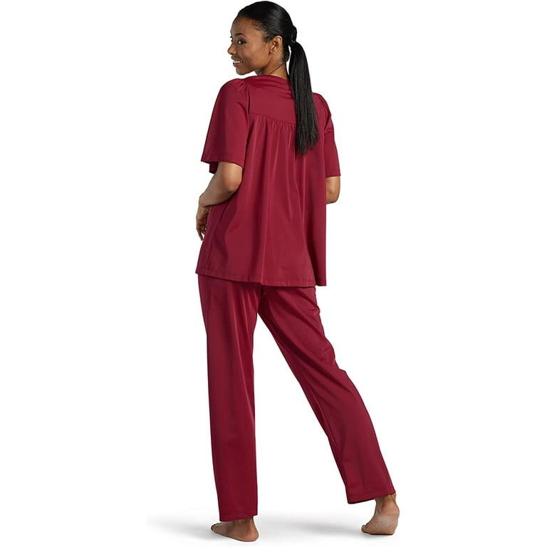 Miss Elaine PJ Set Women s Nylon Tricot Pajama Set Short