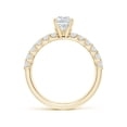 thumbnail image 2 of ANGARA IGI Certified Lab Grown 1 Ct Diamond Engagement Ring for Women in 14K Yellow Gold (Size-7x5mm| Color-F-G| Clarity-VS) | April Birthstone, Anniversary, Jewelry Gift for Women | Diamond Ring, 2 of 7