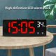 thumbnail image 5 of Reloj despertador digital LED simple con pantalla digital grande, moderno, con múltiples funciones, para escritorio, mesita de noche, estudio, cocina. Reloj despertador digital., 5 of 7