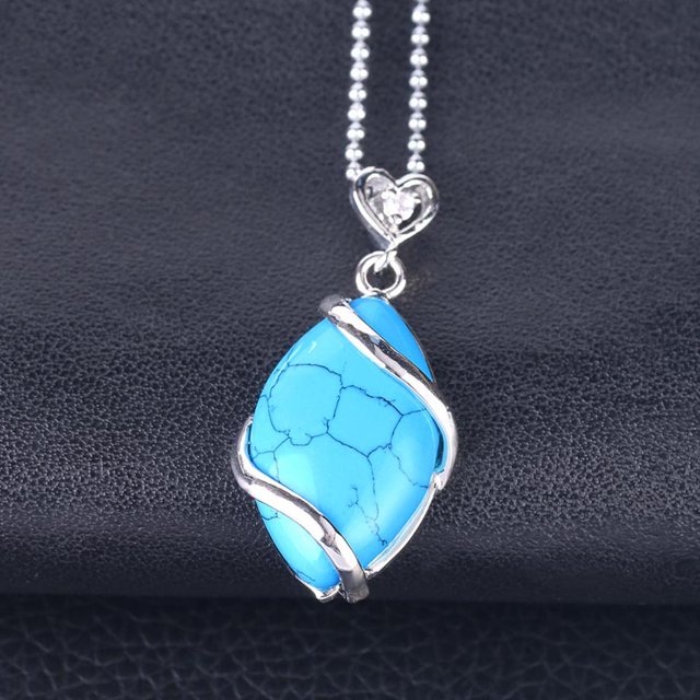 Collier & Pendentif pour Femmes Pendentifs Forme d'Il de Cheval Perles Colliers Tendance Hommes