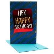 PaperCraft Greeting Cards with Envelope, "Hey Happy Birthday"