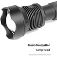 thumbnail image 3 of Led Torch, 90000 Lumens Xhp70 Ultra Powerful Adjustable Zoomable Waterproof Flashlight Torch, Usb Rechargeable Torch, 3 of 3