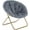 Gray, variant on Nextay XL Comfy Saucer Chair, Folding Faux Fur Lounge Seat for Living Room