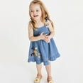 thumbnail image 2 of Vedolay Little Girl Dresses Asymmetric Ruffled Organza Sequin Flower Girl Dress Toddler Girl Dresses,Blue 18-24 Months, 2 of 5