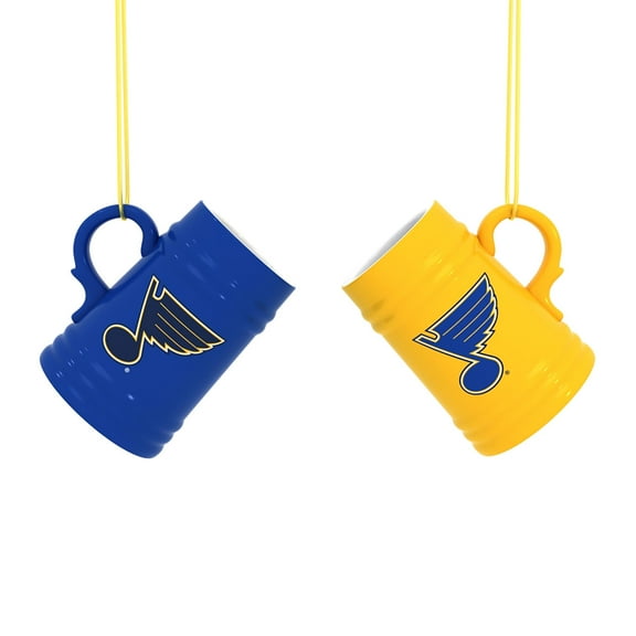 St. Louis Blues Two-Pack 3" Mini Stein Ornament Set