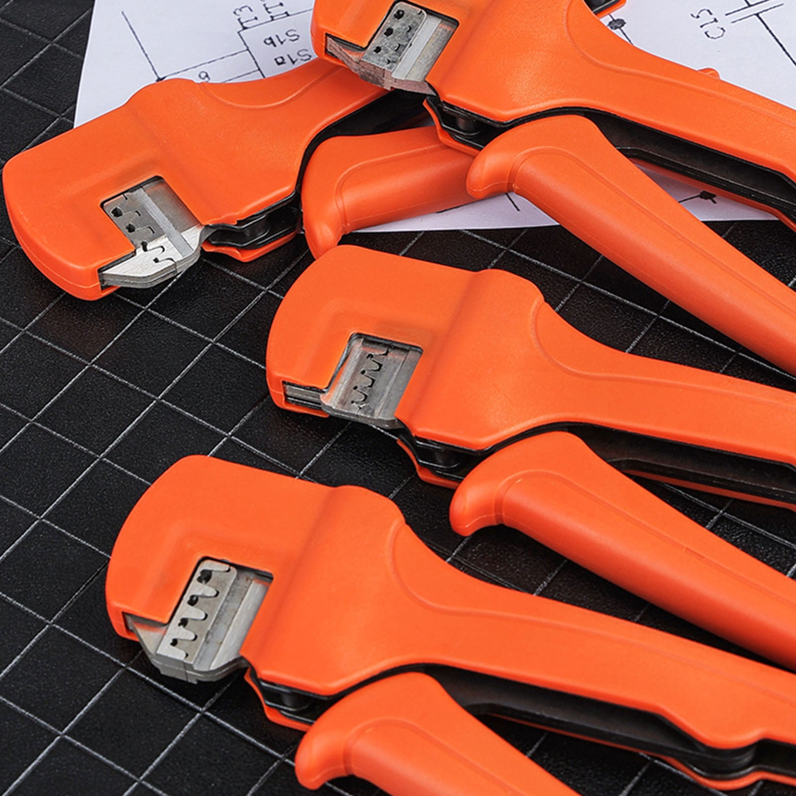BIBABLYKE Wire Crimping Tool for Terminals Connectors Crimper 28-18AWG/24-16AWG/32-22AWG/32-20AWG Mini Hand Crimping Plier