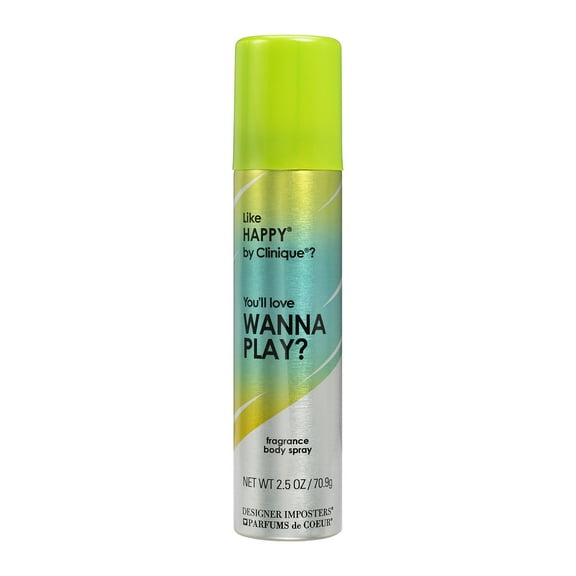 Designer Imposters Wanna Play? Body Spray, 2.5 oz.