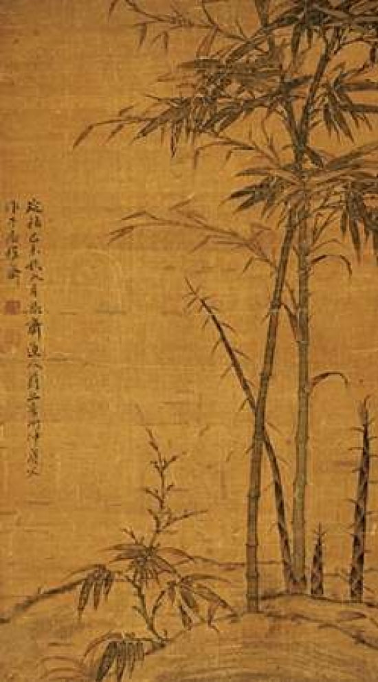 Green Bamboo Canvas