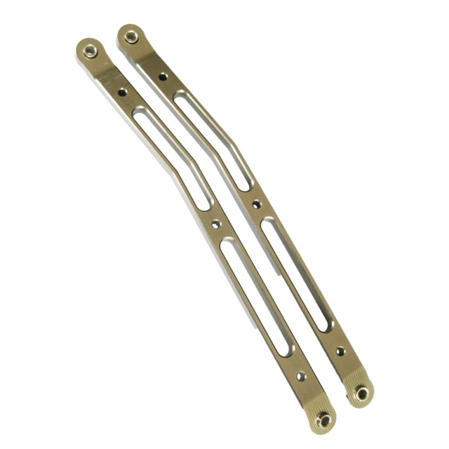 Xingzhi 2x Rear Upper Chassis Linkage Links For AXIAL 1/10 ROCK RACER 90026 Hop-ups Titanium