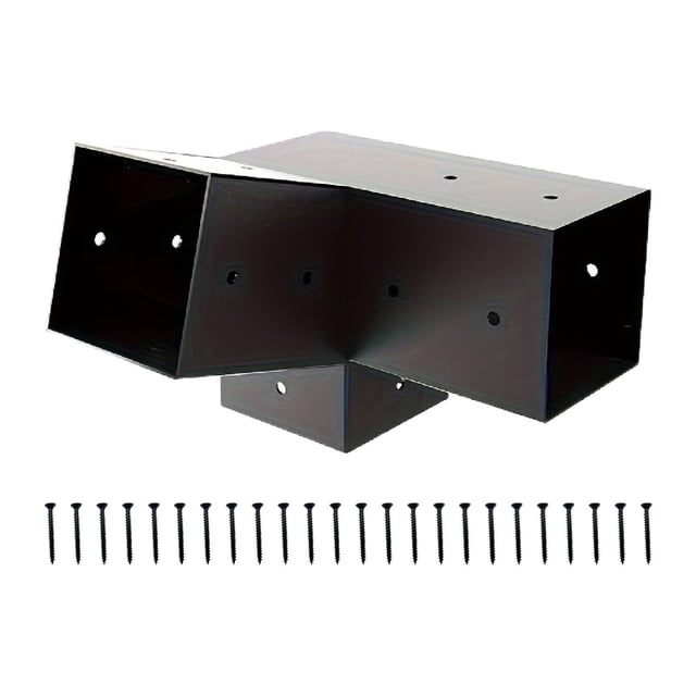 3 vías Soporte de pérgola Sproket Slanted Techo Montado de acero soporte de madera de madera para restaurantes Proyectos de pérgola de