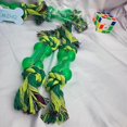 thumbnail image 5 of 1 pieza de 25 cm, suministros para mascotas, juguetes para perros de alta calidad, cuerda de plástico suave con forma de hueso, limpieza de dientes para cachorros, juguetes para masticar para entren, 5 of 5