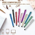 thumbnail image 5 of Insten 20 Pack Universal Stylus Pens for Touch Screens, Capacitive Styluses for Android Samsung Tablet Smart Phone Devices, 10 Colors, 5 of 10