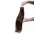 thumbnail image 6 of MY-LADY THICK Micro Loop Ring 100% Remy Human Hair Extensions Brown Invisible Nano Beads Micro Link Hairpiece 50S 1G, 6 of 10