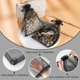 thumbnail image 6 of HRX 100PCS Organza Bags 5x7 inches Jewelry Gift pouches with Drawstring for Festival, Christmas(Black), 6 of 9