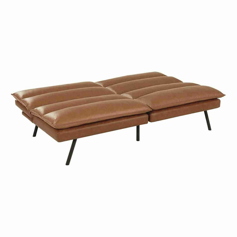 Mainstays memory foam pillowtop futon sales